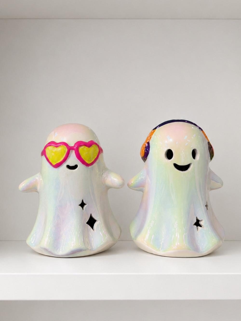 Target Ghost Heart Sunglasses and Ghost with Headphones Light up Figurine